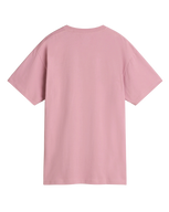 Left Chest Logo T-Shirt in Pink Dawn
