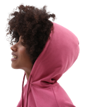 The Vans Womens Boom Boom 66 Hoodie in Rose Wine