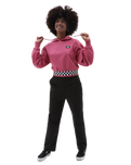 The Vans Womens Boom Boom 66 Hoodie in Rose Wine