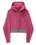 The Vans Womens Boom Boom 66 Hoodie in Rose Wine
