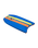 Slab Pro Slick 34" Bodyboard in Blue & Orange Stripe