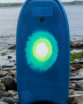 Slab Pro Slick 42" Bodyboard in Navy & Green Circle