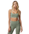 The Vuori Womens All The Feels Bra in Pistachio