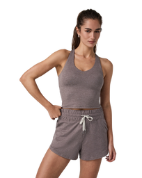 Halo Performance Crop Vest 2.0 in Huckleberry Heather