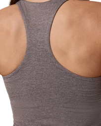 Halo Performance Crop Vest 2.0 in Huckleberry Heather