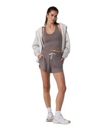 Halo Performance Crop Vest 2.0 in Huckleberry Heather