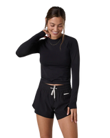 Surge Long Sleeve T-Shirt in Black