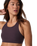 The Vuori Womens Elevation Racer Bra in Raisin Heather