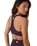 The Vuori Womens Elevation Racer Bra in Raisin Heather