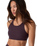 The Vuori Womens Elevation Racer Bra in Raisin Heather