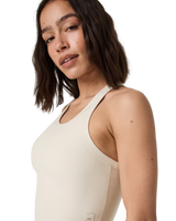 Elevation Racerback Vest in Bone Heather