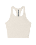 Elevation Racerback Vest in Bone Heather