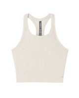 Elevation Racerback Vest in Bone Heather