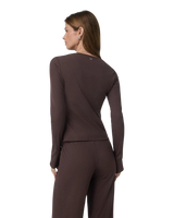 Pose Twin Cardigan in French Roast