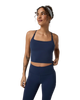 AllTheFeels™ Strappy Back Vest in Blue Coast