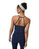 AllTheFeels™ Strappy Back Vest in Blue Coast