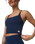 AllTheFeels™ Strappy Back Vest in Blue Coast