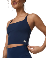 AllTheFeels™ Strappy Back Vest in Blue Coast