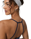 AllTheFeels™ Strappy Back Vest in Blue Coast