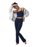 AllTheFeels™ Strappy Back Vest in Blue Coast