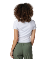 Pose Fitted T-Shirt in White