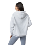The Vuori Womens Restore Oversized Hoodie in Pale Grey Heather