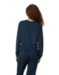Halo Modern Sweatshirt in Blue Coast Heather