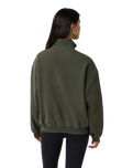 Restore 1/4 Zip Sweatshirt in Army