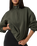 Restore 1/4 Zip Sweatshirt in Army