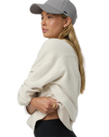 The Vuori Womens Sedona Weekender Sweatshirt in Bone