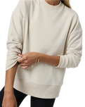 The Vuori Womens Sedona Weekender Sweatshirt in Bone
