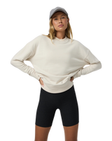 The Vuori Womens Sedona Weekender Sweatshirt in Bone