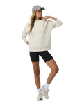 The Vuori Womens Sedona Weekender Sweatshirt in Bone