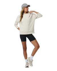 The Vuori Womens Sedona Weekender Sweatshirt in Bone
