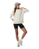 The Vuori Womens Sedona Weekender Sweatshirt in Bone