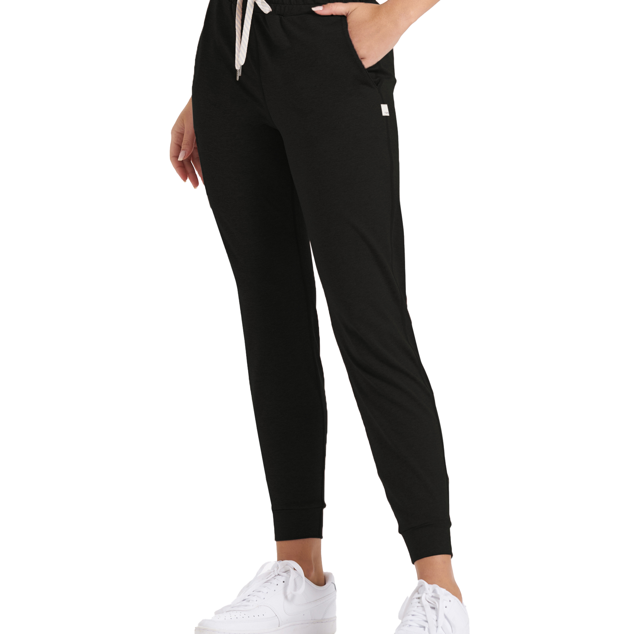 Vuori Performance Joggers in Black Heather