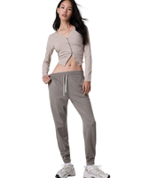 Performance Joggers in Chia Heather