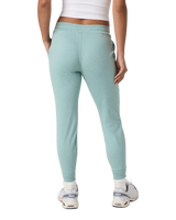 The Vuori Womens Performance Joggers in Sea Spray Heather