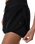 The Vuori Womens Daily Speed Shorts in Black