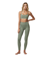 The Vuori Womens All The Feels Leggings in Pistachio