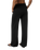 Halo Essential Wideleg Trousers in Black Heather