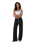Halo Essential Wideleg Trousers in Black Heather