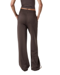 Halo Essential Wide Leg Trousers in Java Heather