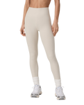 The Vuori Womens Clean Elevation Leggings in Bone Heather