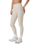 The Vuori Womens Clean Elevation Leggings in Bone Heather