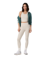 The Vuori Womens Clean Elevation Leggings in Bone Heather