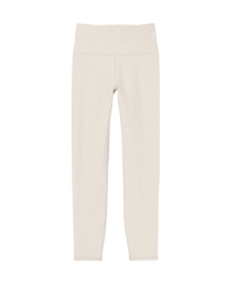 The Vuori Womens Clean Elevation Leggings in Bone Heather