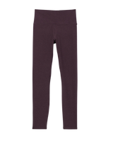 The Vuori Womens Clean Elevation Leggings in Raisin Heather