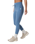 The Vuori Womens Daily Pocket Leggings in Light French Blue