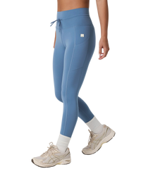 The Vuori Womens Daily Pocket Leggings in Light French Blue